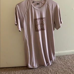 Pink gymshark shirt